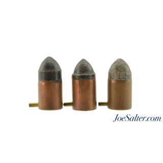 Belgian 12mm Pinfire Short Cartridges Fusnot Bruxelles Dits St. Gilles 3 Rounds