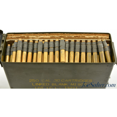 US.30-06 Blanks M1909 On Link with Ammo Can 250rnds