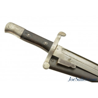  Portugese M1886 Kropatschek Rifle Bayonet Mfg by Steyr 