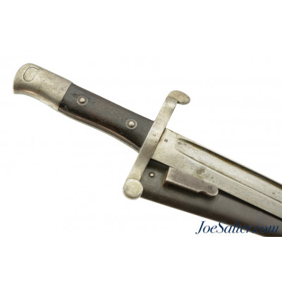  Portugese M1886 Kropatschek Rifle Bayonet Mfg by Steyr 