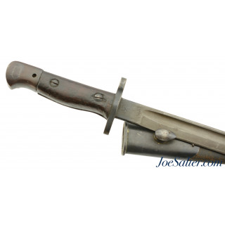  WWI Canadian Pattern 1907 2nd Model Bayonet by Wilkinson With Correct Scabbard
