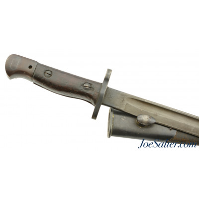  WWI Canadian Pattern 1907 2nd Model Bayonet by Wilkinson With Correct Scabbard
