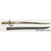 French Model 1866 Chassepot Bayonet w/ Scabbard Built 1871 Chatellerault 