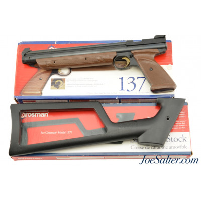 Crossman “American Classic” 1377C Pellet Pistol + Shoulder Stock