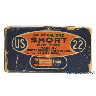 Sealed! US Cartridge Co. 22 Short Ammo Lowell, Mass 