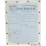 Rare Ethan Allen & Co. Factory Letter 1866 Featured In Paul Henry Book